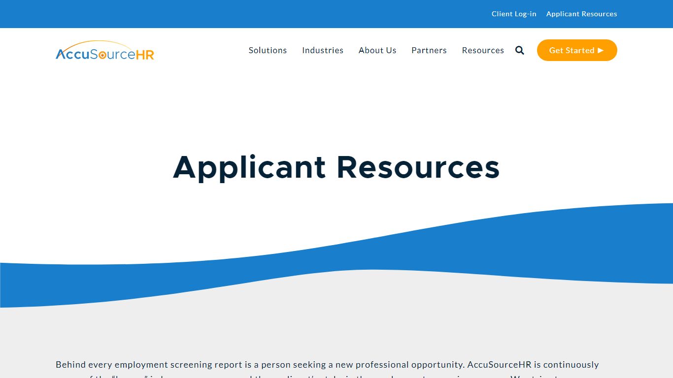 Applicant Resources | AccuSourceHR, Inc.